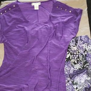 Skirt & blouse size top xl & skirt 16